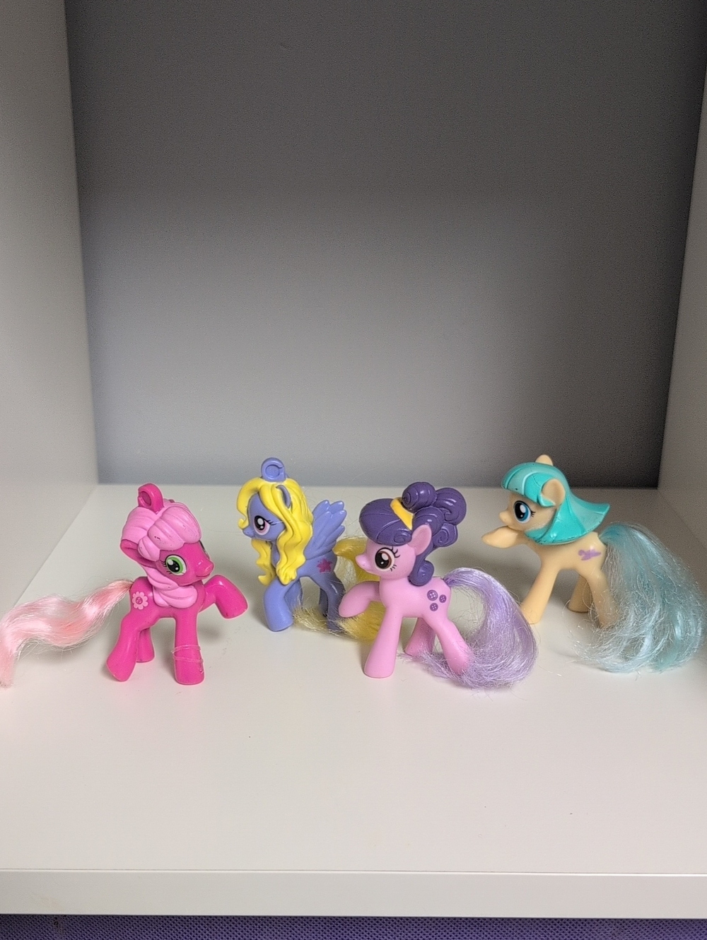 McDonald's My Little Pony Lot Mini Collectible MLP Figures Brushable Tails Y2k
